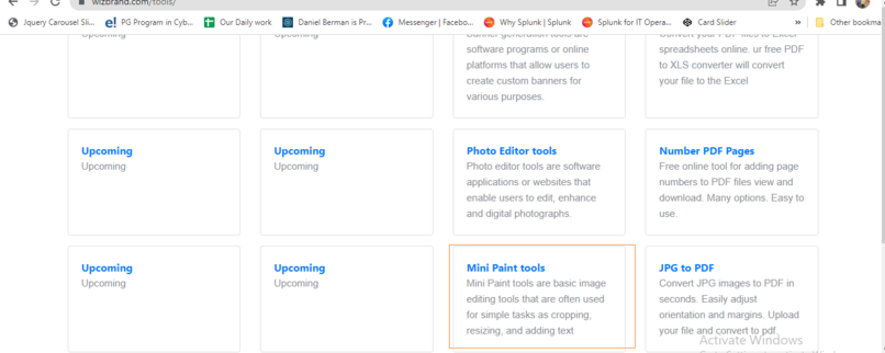 How to use Mini Paint tools Online By WizBrand ? DevOps Freelancer