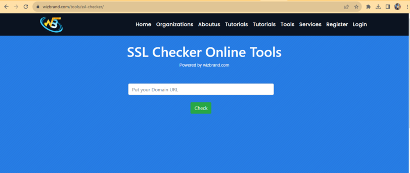 How to use SSL Checker Online Tools By WizBrand ? - DevOps Freelancer