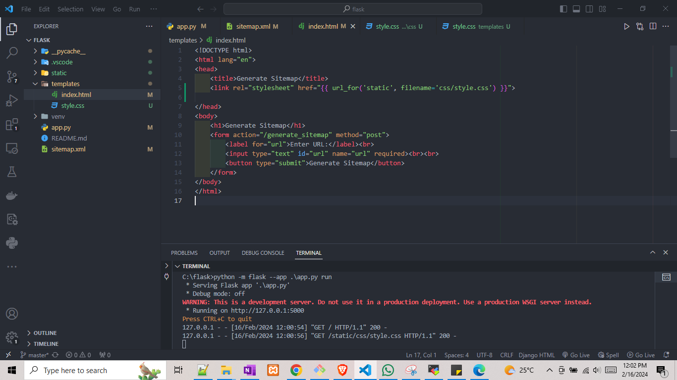 How to call css file in flask ? - DevOps Freelancer