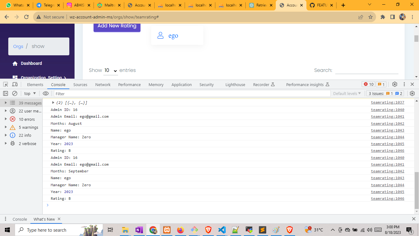 How to print multidimensional array in Console ? - DevOps Freelancer