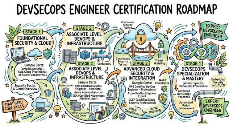 DevSecOps Engineer Certification Roadmap - DevOps Freelancer